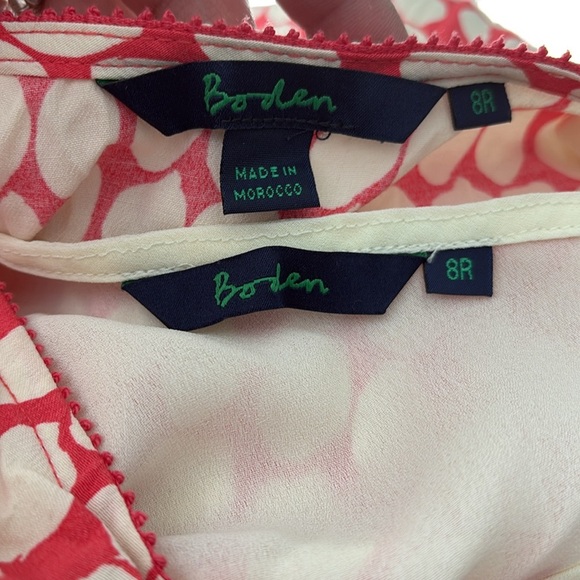 Boden Red and White Polka Dot Dress UK 8 US 4 - Picture 8 of 10